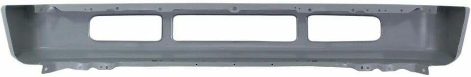 Front Bumper Primed Steel + Upper Molding + Lower Valance Spoiler Textured Direct Replacement Compatible With 2008-2010 Ford F-250 F-350 Super Duty FO1044103 FO1002403 FO1093114