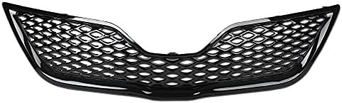 Front Grille Assembly Primed Shell And Insert Plastic Direct Replacement Compatible With 2010-2011 Toyota Camry TO1200323 5310106200C0