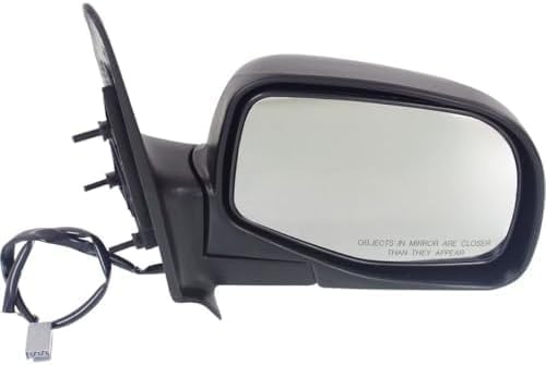 Set of 2 Front Power Mirror Manual Folding Non-Heated Textured Right Passenger & Left Driver Side Direct Replacement Compatible With 1993-2005 Ford Ranger FO1320206 FO1321206