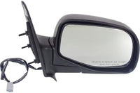 Set of 2 Front Power Mirror Manual Folding Non-Heated Textured Right Passenger & Left Driver Side Direct Replacement Compatible With 1993-2005 Ford Ranger FO1320206 FO1321206