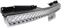 ont Upper & Lower Grilles Chrome Plastic Direct Replacement Compatible With 2007-2013 Chevrolet Avalanche / 2007-2014 Tahoe GM1200590 GM1200609 22830012 15944326