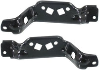 Set Of 2 Front Bumper Outer Bracket Steel Left Driver & Right Passenger Side Direct Replacement Compatible With 2011-2016 Ford F-Series Super Duty FO1067186 FO1066186