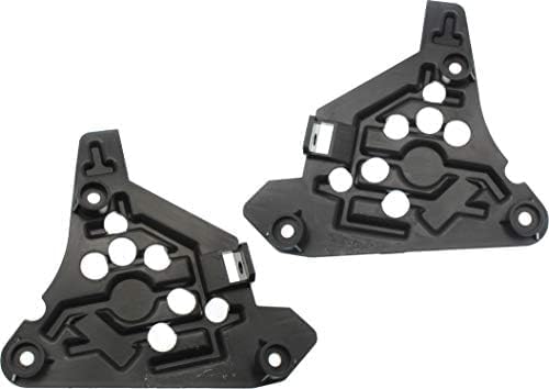 Set of 2 Front Head Light Bracket Left Driver & Right Passenger Side Direct Replacement Compatible with 2015-2020 Ford F-150 FO2509105 FO2508105 FL3Z17C972A FL3Z17C973A