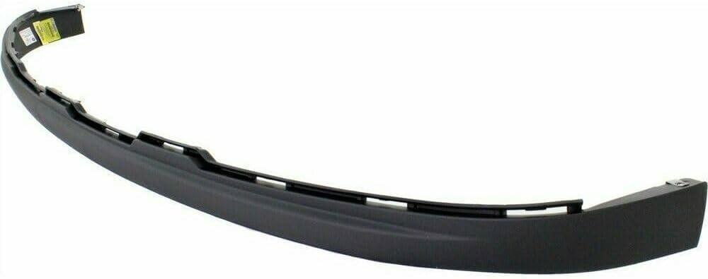 Front Bumper Lower Valance Air Deflector Textured + Extension + Fog Lamp Covers Left Driver & Right Passenger Side Direct Replacement Compatible With 2007-2013 GMC Sierra 1500