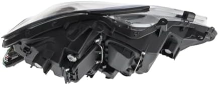Front Head Light Lens And Housing Halogen Left Driver Side Direct Replacement Compatible With 2006-2008 Lexus IS250 / IS350 LX2502132 8117053270