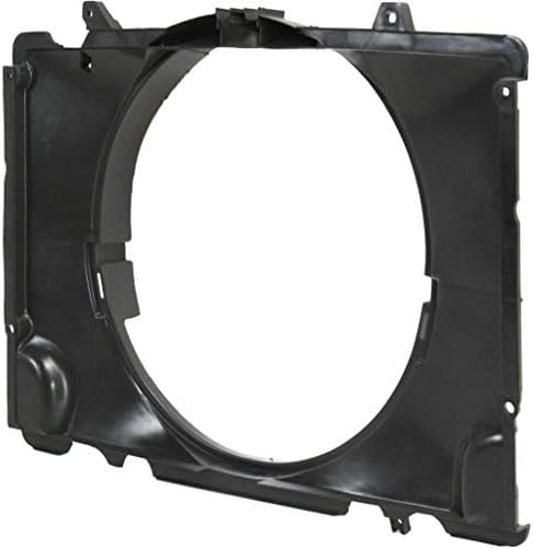 Front Upper Radiator Fan Shroud Assembly Plastic Direct Replacement Compatible with 1986-1997 Nissan Pickup NI3110101 2147601G00