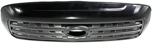 Front Grille Black Shell With Gray Insert Direct Replacement Compatible With 2008-2017 Toyota Sequoia SR5 TO1200330 531000C210C0