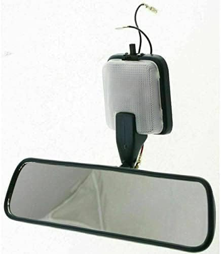 AUTOS PARTS PLUS Rear View Interior Mirror With Light Direct Replacement Compatible With 1989-1995 Toyota Pickup / 1990-1995 4Runner TO2950105 878108914204