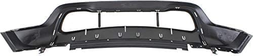 Front Bumper Lower Cover Primed + Grille & Frame Direct Replacement Compatible With 2014-2016 Jeep Grand Cherokee CH1015115 CH1036128 CH1037108 1WL30TZZAD 68141936AD 68143070AD