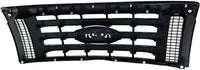Front Grille Assembly Textured Dark Gray Shell And Insert Plastic Direct Replacement Compatible With 2009-2012 Ford F-150 FO1200510 9L3Z8200A