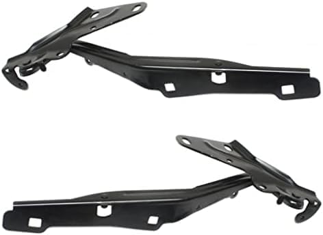 Set of 2 Front Hood Hinge Right Passenger & Left Driver Side Direct Replacement Compatible with 2009-2018 Dodge Ram 1500 CH1236123 CH1236124 55372575AD 55372574AD