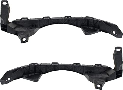 Set of 2 Front Bumper Bracket Plastic Left Driver & Right Passenger Side Direct Replacement Compatible with 2013-2017 Honda Accord HO1032106 HO1033106