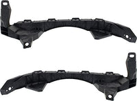 Set of 2 Front Bumper Bracket Plastic Left Driver & Right Passenger Side Direct Replacement Compatible with 2013-2017 Honda Accord HO1032106 HO1033106