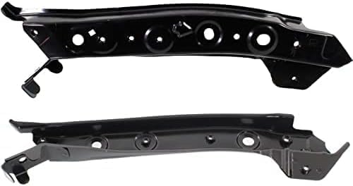 Set Of 2 Front Radiator Support Upper Tie Bar Steel Right Passenger & Left Driver Side Direct Replacement Compatible With 2013-2017 Nissan Sentra NI1225211 NI1225212 F25123SGMA