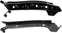 Set Of 2 Front Radiator Support Upper Tie Bar Steel Right Passenger & Left Driver Side Direct Replacement Compatible With 2013-2017 Nissan Sentra NI1225211 NI1225212 F25123SGMA