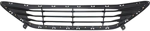 Front Bumper Grille Textured Shell with Chrome Insert Direct Replacement Compatible With 2011-2013 Hyundai Elantra HY1036115 865603Y000