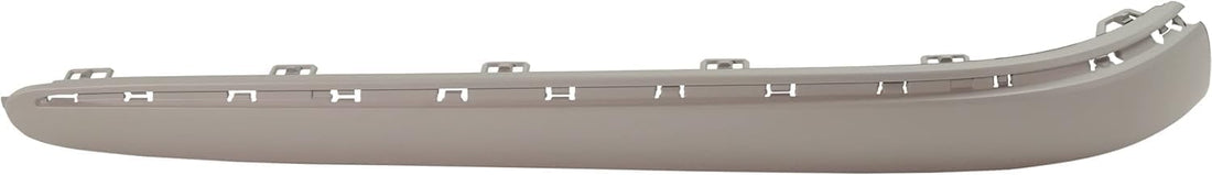 Rear Bumper Face Bar Molding Without Chrome Insert Left Driver Side Direct Replacement Compatible With 2003-2006 Mercedes Benz E-Class MB1158108 2118800312