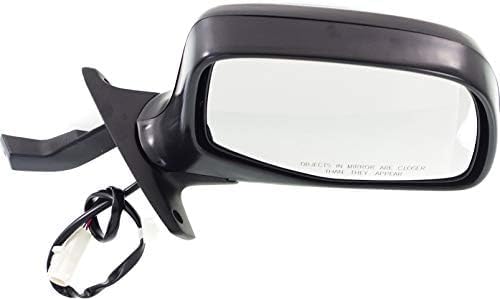 Front Side View Chrome Mirror Set Power Glass Manual Folding Right Passenger & Left Driver Side Direct Replacement Compatible With 1992-1997 Ford Bronco, F-150 F-250 F-350 FO1321124