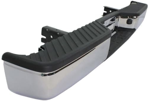 Rear Step Bumper Assembly Chrome Steel Direct Replacement Compatible With 2004-2015 Nissan Titan NI1103109 NI1103116 850108S125-PFM 850229FM0C-PFM