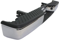 Rear Step Bumper Assembly Chrome Steel Direct Replacement Compatible With 2004-2015 Nissan Titan NI1103109 NI1103116 850108S125-PFM 850229FM0C-PFM