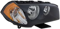 Set Of 2 Front Headlight Assembly Halogen Right Passenger & Left Driver Side Direct Replacement Compatible With 2004-2006 BMW X3 BM2502139 BM2503139 63123418424 63123418423