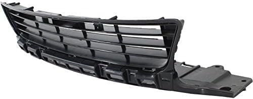 Front Bumper Center Grille Assembly Textured Plastic Direct Replacement Compatible With 2009-2011 Honda Civic HO1036107 71107SVAA50