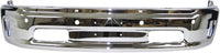 Front Bumper Chrome Steel + Upper Cover Primed + Lower Valance Air Dam Textured + Fog Lamps Left Driver & Right Passenger Side Direct Replacement Compatible With 2014-2022 Ram 1500