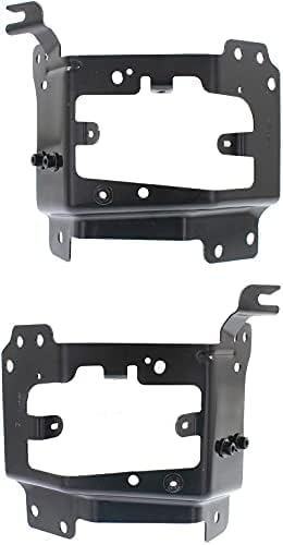 Set of 2 Front Bumper Outer Bracket Left Driver & Right Passenger Side Direct Replacement Compatible With 2014-2015 Chevrolet Silverado 1500 GM1067197 GM1066197 23365569 23365568
