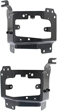 Set of 2 Front Bumper Outer Bracket Left Driver & Right Passenger Side Direct Replacement Compatible With 2014-2015 Chevrolet Silverado 1500 GM1067197 GM1066197 23365569 23365568