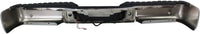 Step Bumper Assembly Chrome Steel With Rear Object Sensor Holes Direct Replacement Compatible With 2006-2008 Ford F-150 / Lincoln Mark FO1103138 8L3Z17906C-PFM