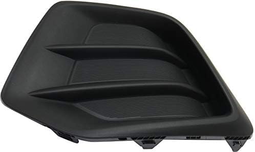 Set Of 2 Front Fog Light Cover Textured Left Driver & Right Passenger Side Direct Replacement Compatible With 2017-2022 Chevrolet Trax GM1039226 GM1038226 42537708 42537707