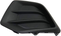 Set Of 2 Front Fog Light Cover Textured Left Driver & Right Passenger Side Direct Replacement Compatible With 2017-2022 Chevrolet Trax GM1039226 GM1038226 42537708 42537707