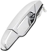 Set of 4 Front and Rear Exterior Door Handle Chrome Left Driver & Right Passenger Side Direct Replacement Compatible with 2007-2013 Chevrolet Silverado/GMC Sierra GM1311163