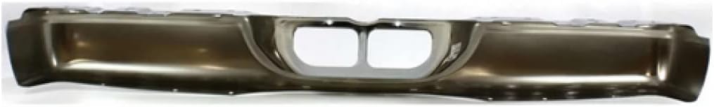 Rear Step Bumper Face Bar Chrome Steel Direct Replacement Compatible With 2000-2006 Toyota Tundra TO1102229 521510C021