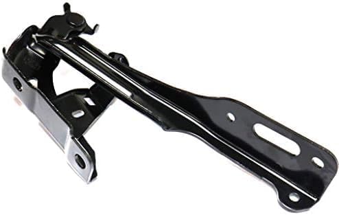 Front Hood Hinge Steel Left Driver Side Direct Replacement Compatible with 2016-2021 Honda Civic HO1236144 60170TBAA00ZZ