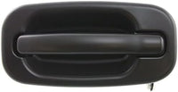 Set of 2 Front Exterior Door Handle Smooth Black Left Driver & Right Passenger Side Direct Replacement Compatible with 1999-2006 Chevrolet Silverado/GMC Sierra GM1311131 GM1310140