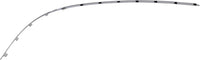 Rear Bumper Trim Chrome Right Passenger Side Direct Replacement Compatible With 2010-2013 Mercedes Benz E-Class MB1159110 2128852121
