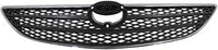 Front Grille Assembly Chrome Shell & Painted Silver Insert Plastic Direct Replacement Compatible With 2002-2004 Toyota Camry TO1200237 53101AA030
