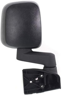 Front Mirror Manual Folding Non-Heated Textured Right Passenger Side Direct Replacement Compatible With 2003-2006 Jeep Wrangler CH1321259 CH1321240 CH1321234 55395060AD 55395060AB