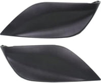 Set Of 2 Front Fog Light Cover Textured Plastic Right Passenger & Left Driver Side Direct Replacement Compatible With 2015-2018 Nissan Versa NI1039133 NI1038133 622566W80B 622576W80B