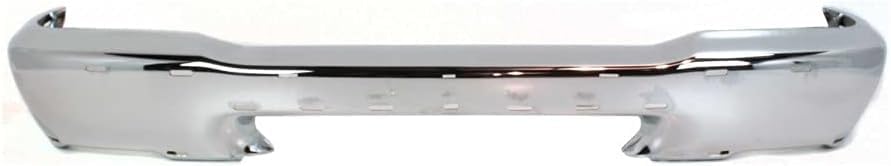 Front Bumper Chrome Steel With Hole Direct Replacement Compatible With 2001-2010 Mazda Pickup MA1002134 1F2350031