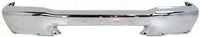 Front Bumper Chrome Steel With Hole Direct Replacement Compatible With 2001-2010 Mazda Pickup MA1002134 1F2350031