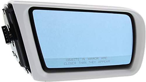 Set Of 2 Front Power Mirror Manual Folding Heated Primed Right & Left Side Direct Replacement Compatible With 1994-2000 Mercedes Benz C-Class 2108106816 2108105716 2108106516