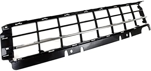 Front Bumper Lower Grille Primed With Chrome Molding Direct Replacement Compatible With 2012-2016 Volkswagen Beetle VW1036127 5C5853671N2ZZ