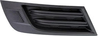 Set Of 2 Front Fog Light Covers Textured Plastic Left Driver & Right Passenger Side Direct Replacement Compatible With 2013-2017 Chevrolet Traverse GM1039151 GM1038151
