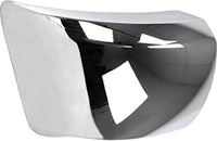 Front Bumper End Cap Chrome Without Fog Light Hole + Headlight Assembly Left Driver & Right Passenger Side Direct Replacement Compatible With 2007-2013 Chevrolet Silverado 1500