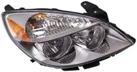 Set Of 2 Front Head Light Assembly Plastic Left Driver & Right Passenger Side Direct Replacement Compatible With 2007-2009 Saturn Aura GM2502292 GM2503292 25854634 25854633