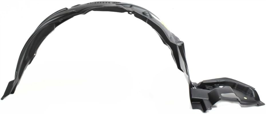 Front Fender Liner Vacuum Form Left Driver Side Direct Replacement Compatible With 2009-2010 Toyota Corolla TO1248149 5387602260