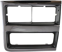 Set Of 2 Front Head Light Bezel Left Driver & Right Passenger Side Direct Replacement Compatible With 1989 R2500 / 1989-1991 R3500 GM2513162 GM2512161 15628670 15628669