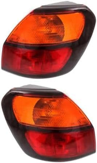 Set Of 2 Tail Light Outer Assembly Plastic Left Driver & Right Passenger Side Direct Replacement Compatible With 2000-2004 Subaru Outback SU2805103 SU2804103 84201AE16A 84201AE17A